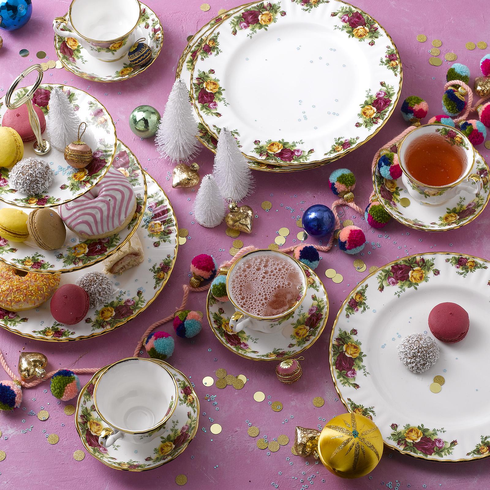 Old Country Roses 9-Piece Completer Tea Set
