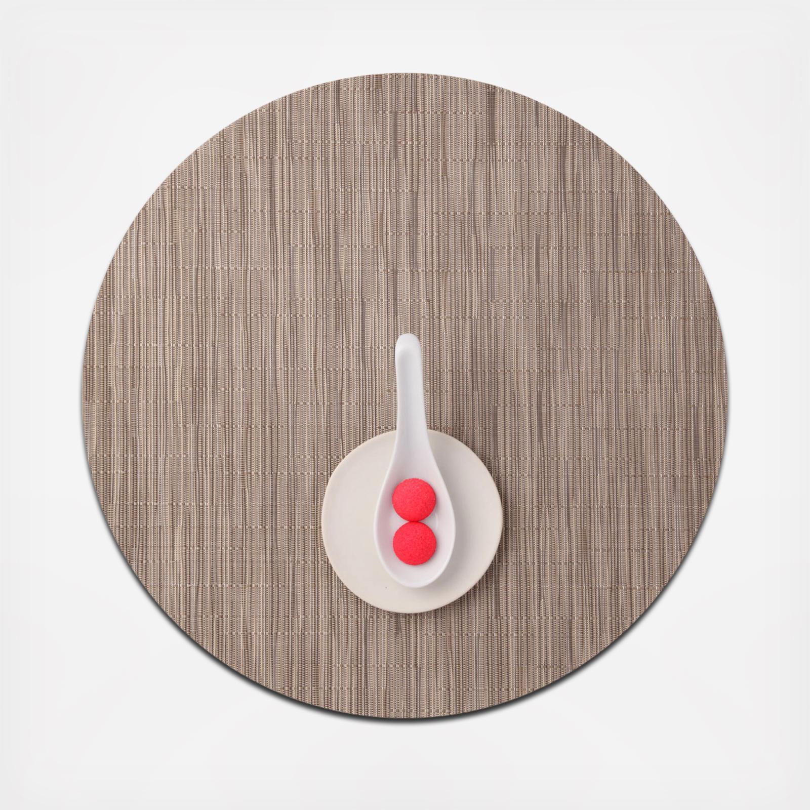 Bamboo Round Placemat, Set of 4