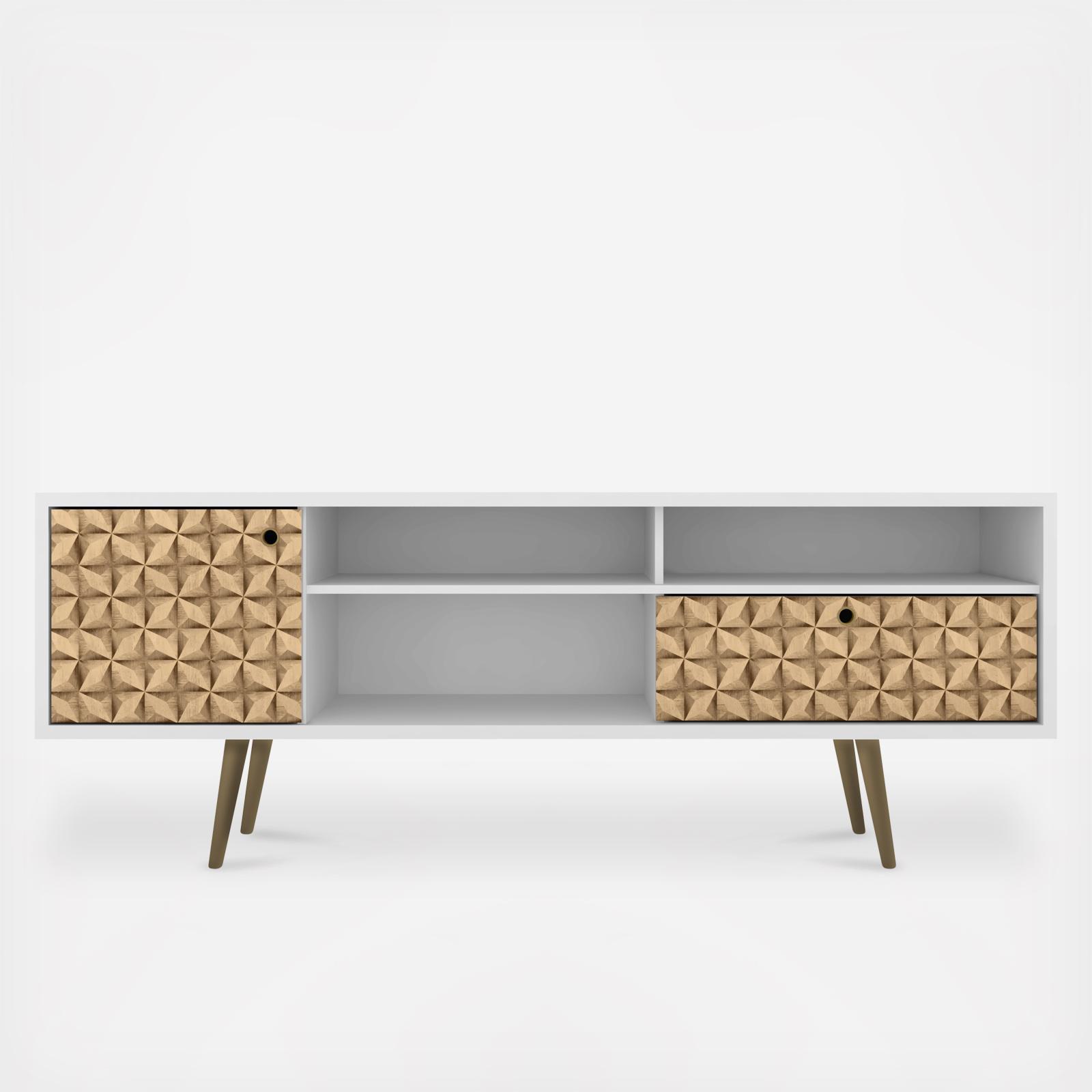 Extra Large Liberty Mid Century Modern TV Stand