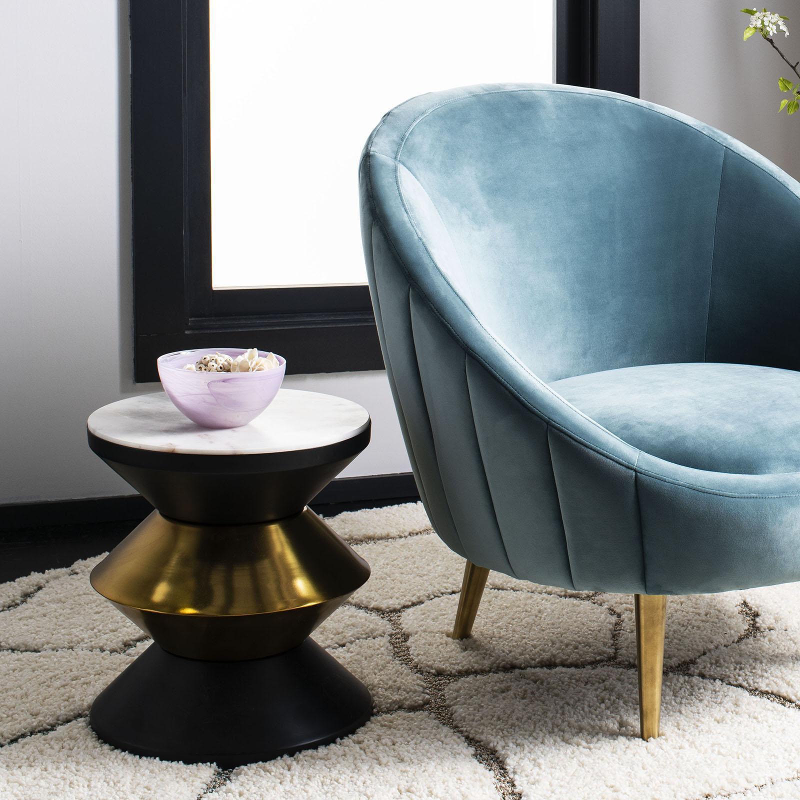 Azizi Stone Top Side Table