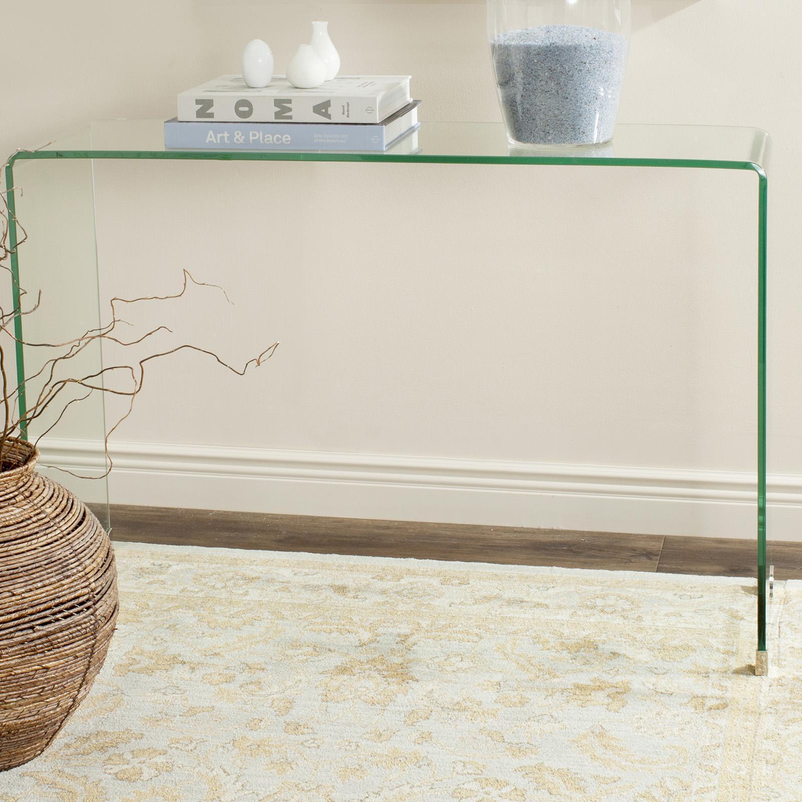 Ambler Glass Console Table