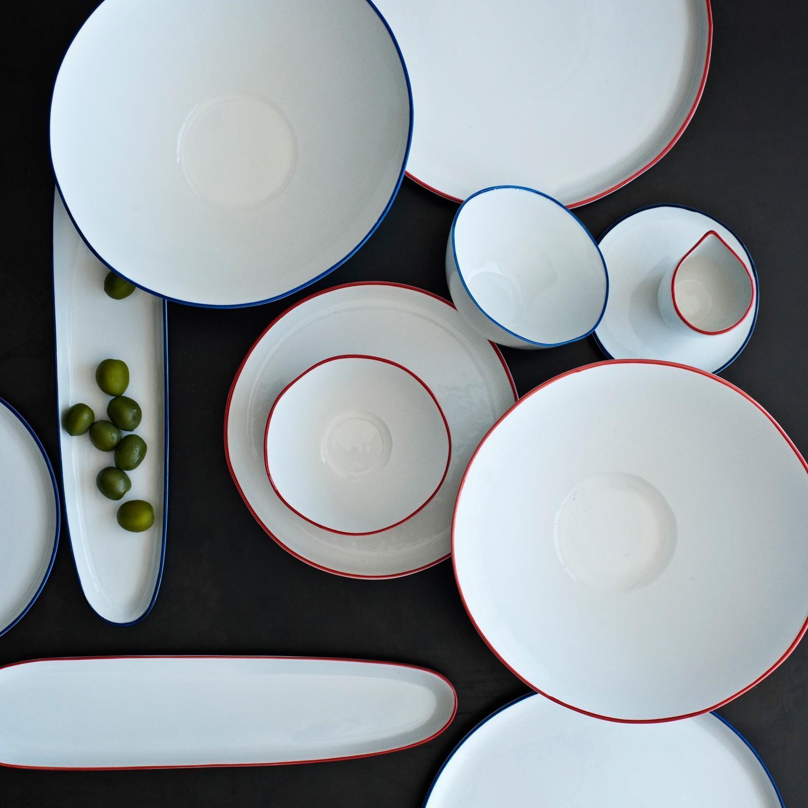 Abbesses Appetizer Plate, Set of 4