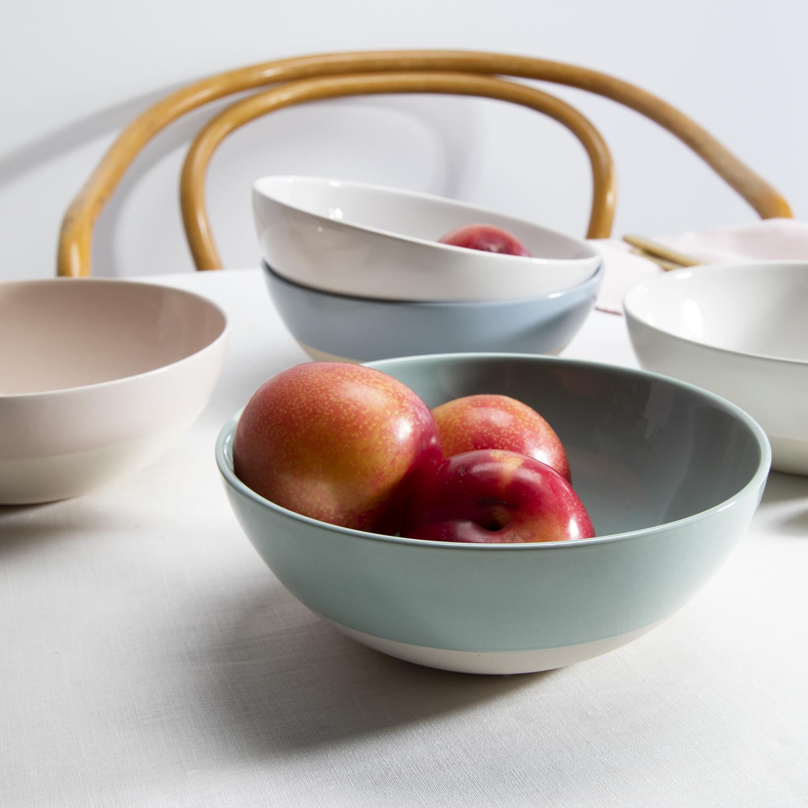 Shell Bisque Cereal Bowl, Set of 4
