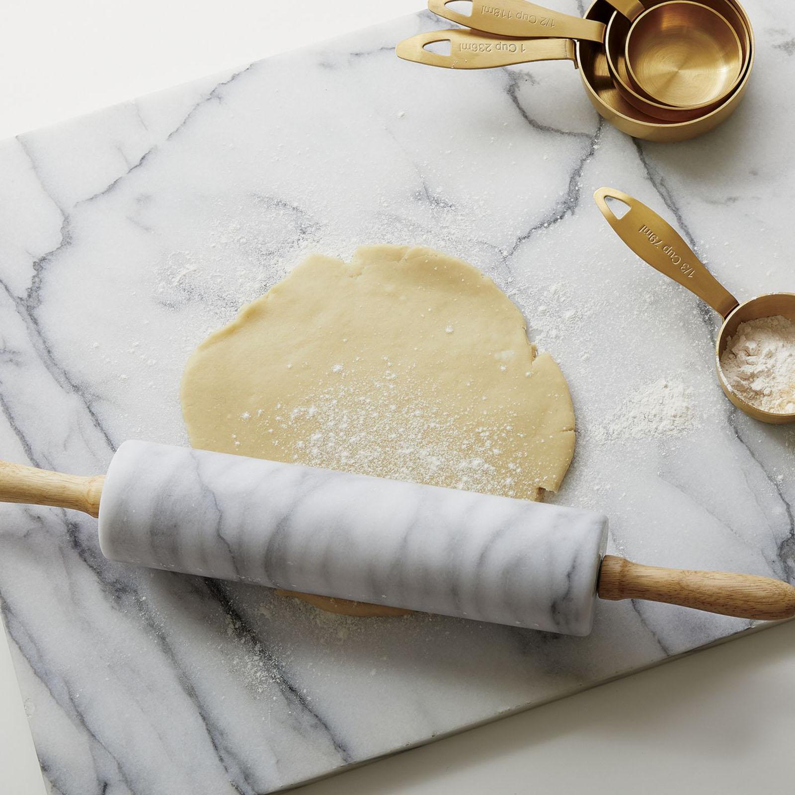 French Kitchen Marble Rolling Pin with Stand