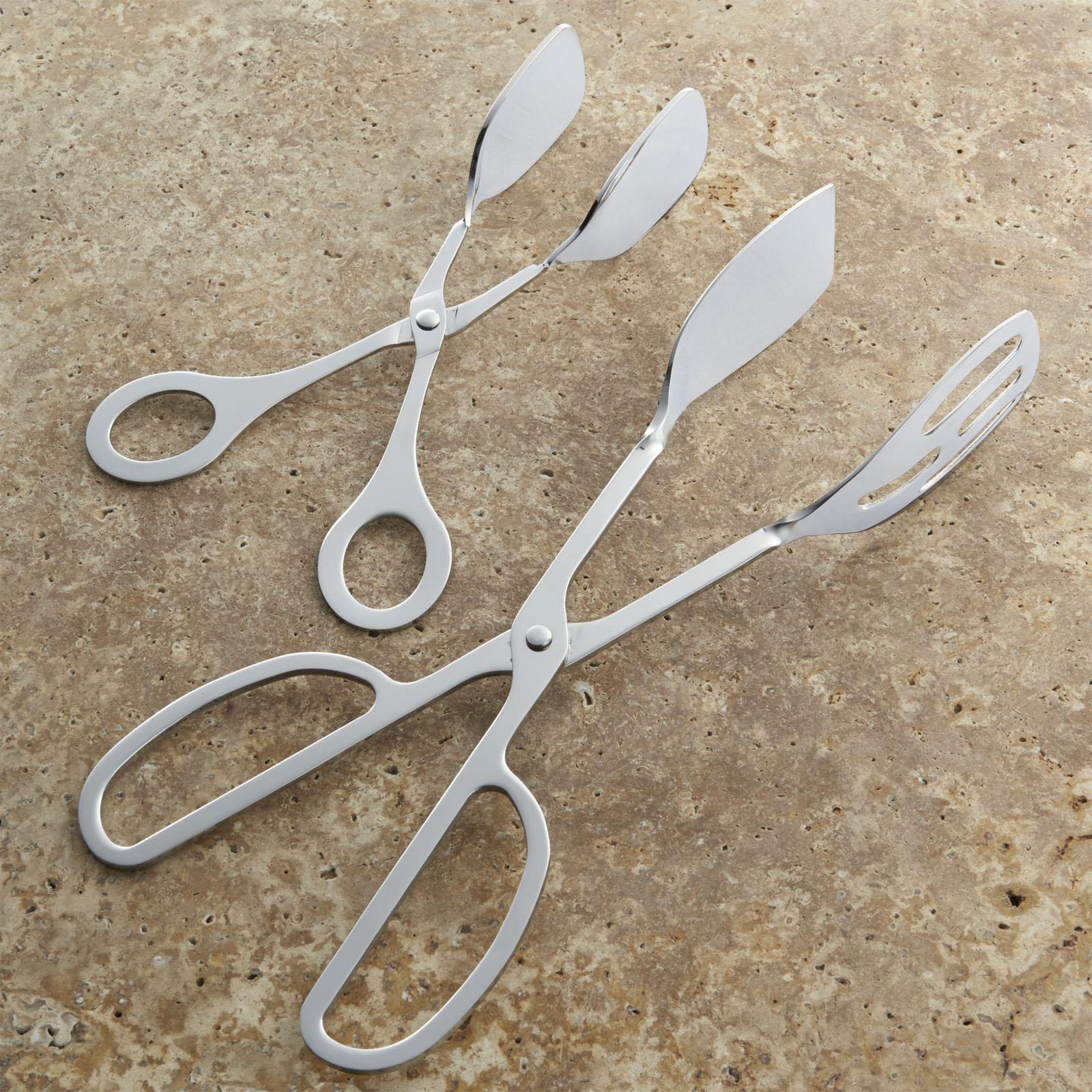Scissor Handled Serving Tongs