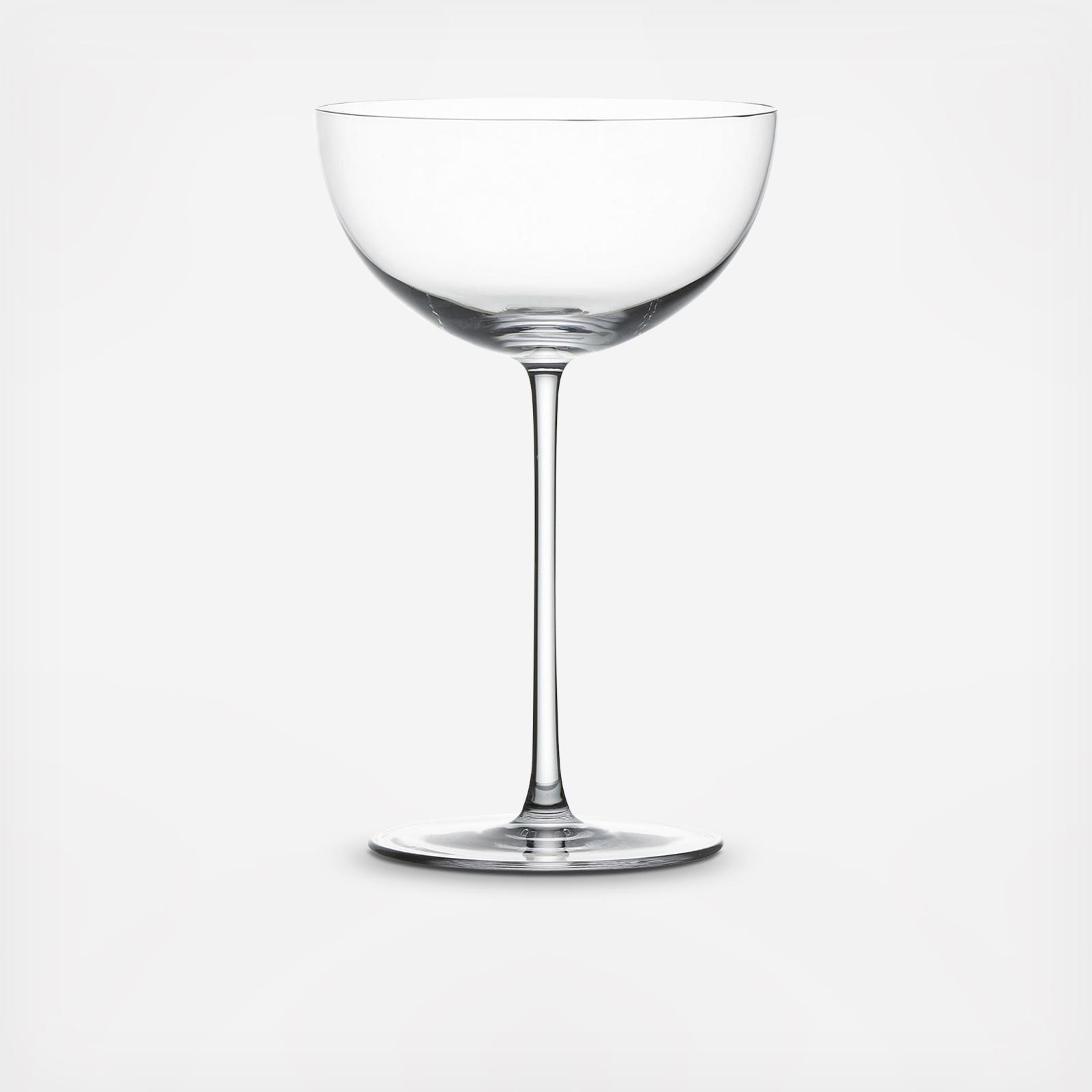 Camille Long Stem Champagne Coupe Glass, Set of 4