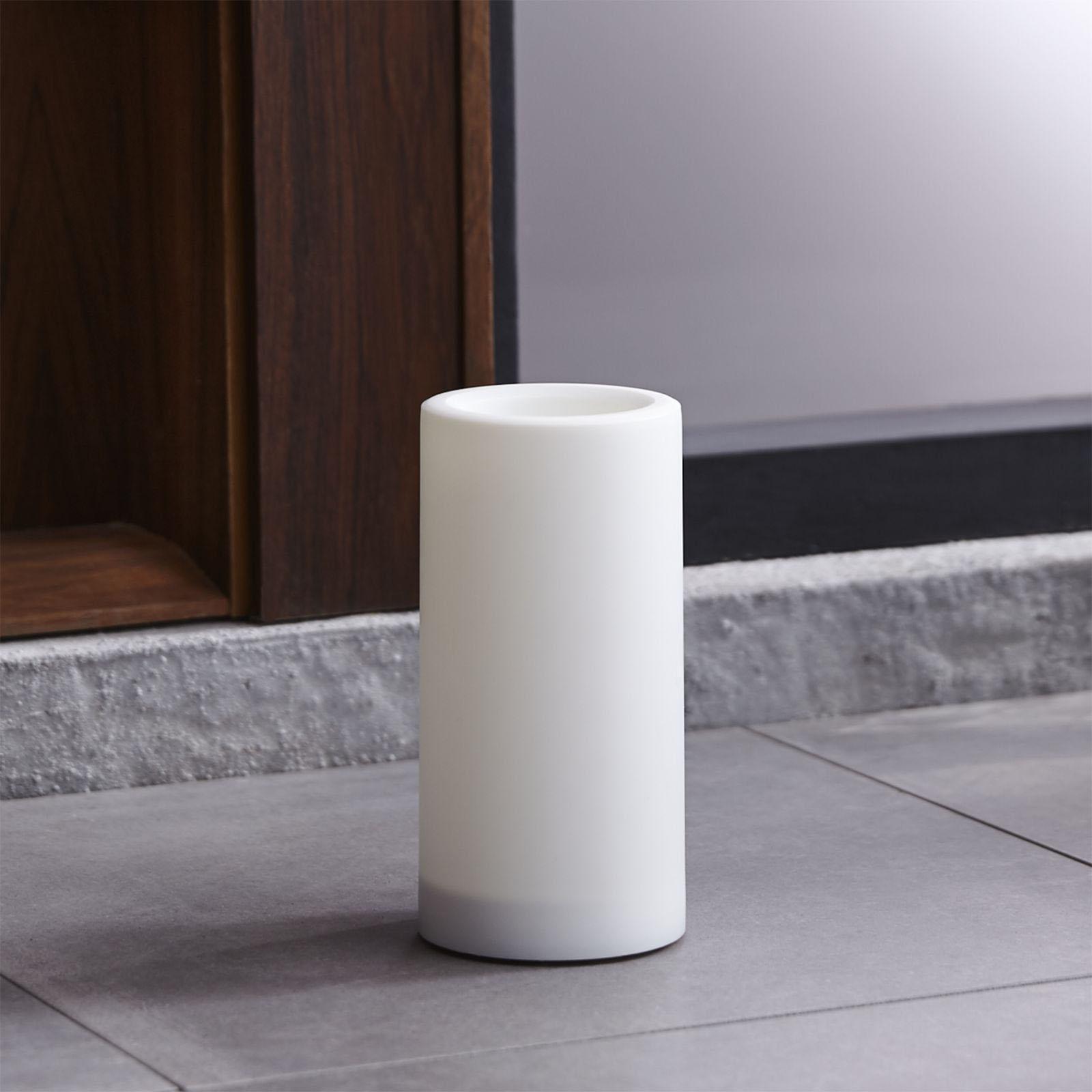 Indoor/Outdoor Pillar Candle with Timer