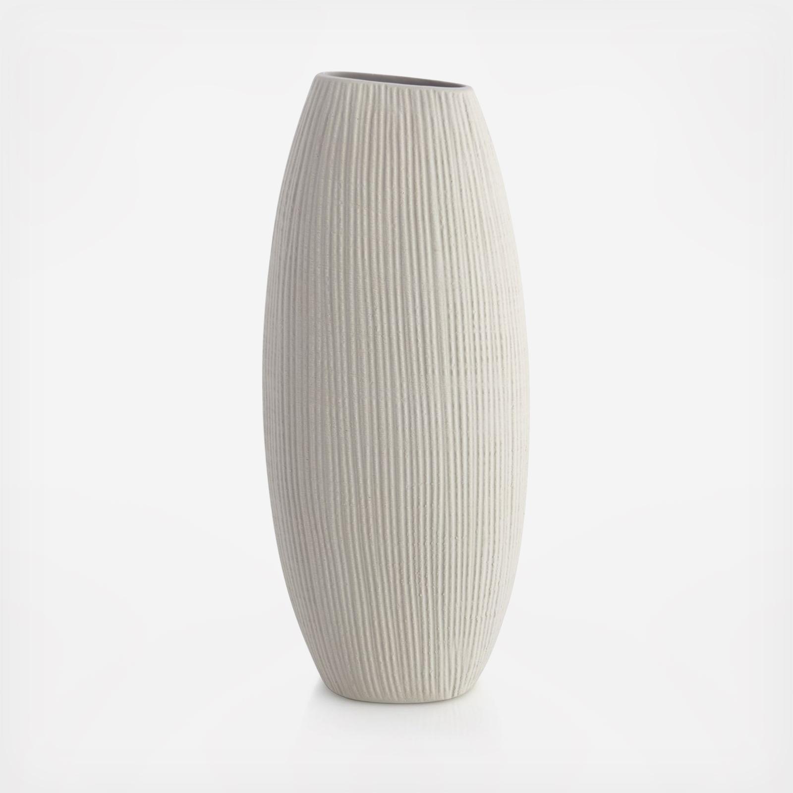 Alura Cream Tall Vase