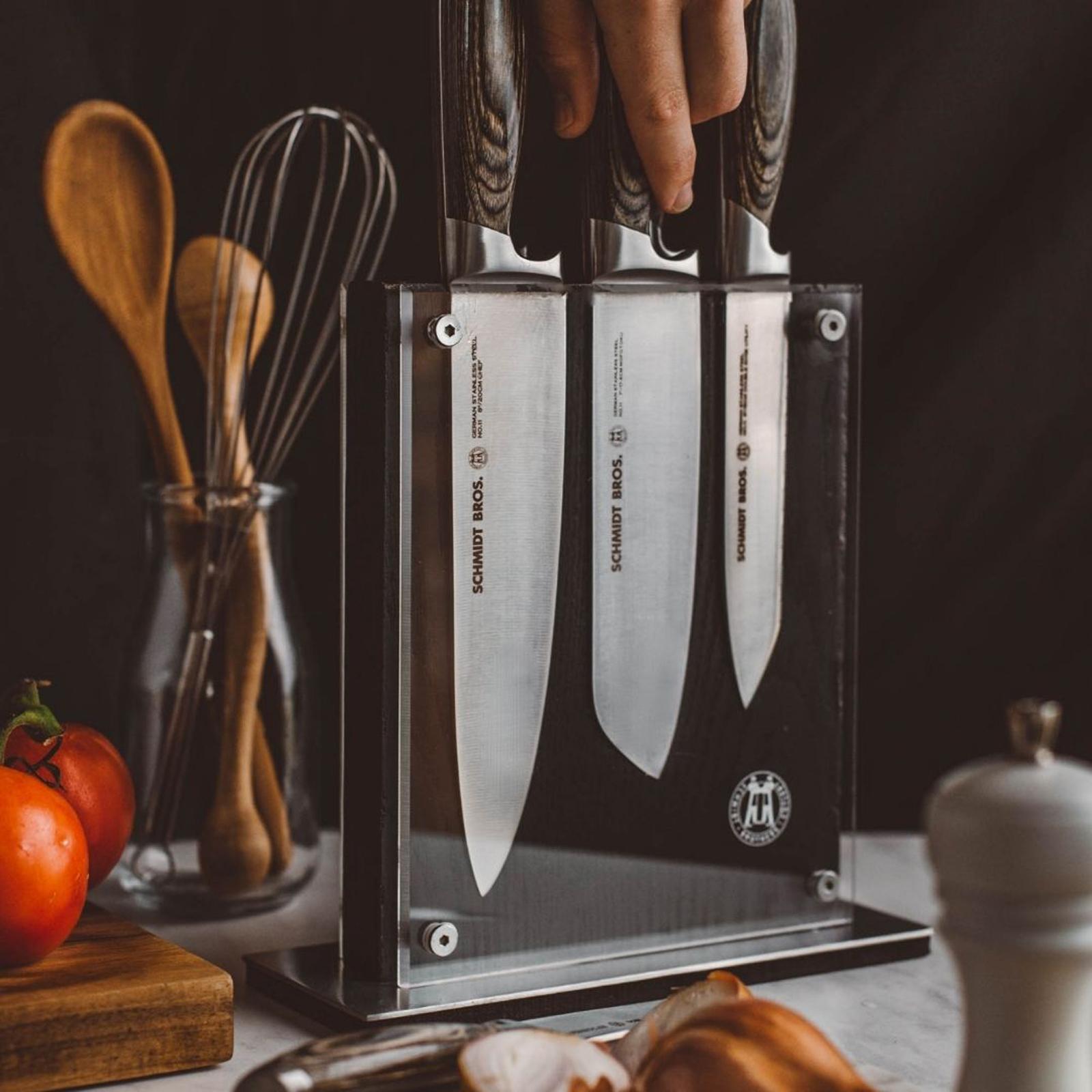 Bonded Ash 7-Piece Knife Block Set
