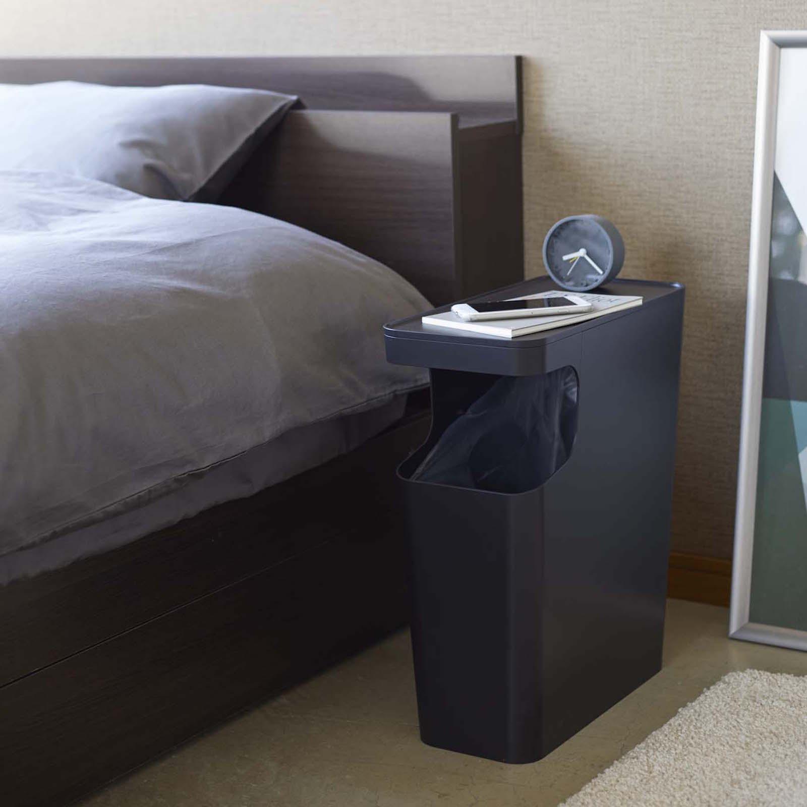 Tower Side Table & Trash can