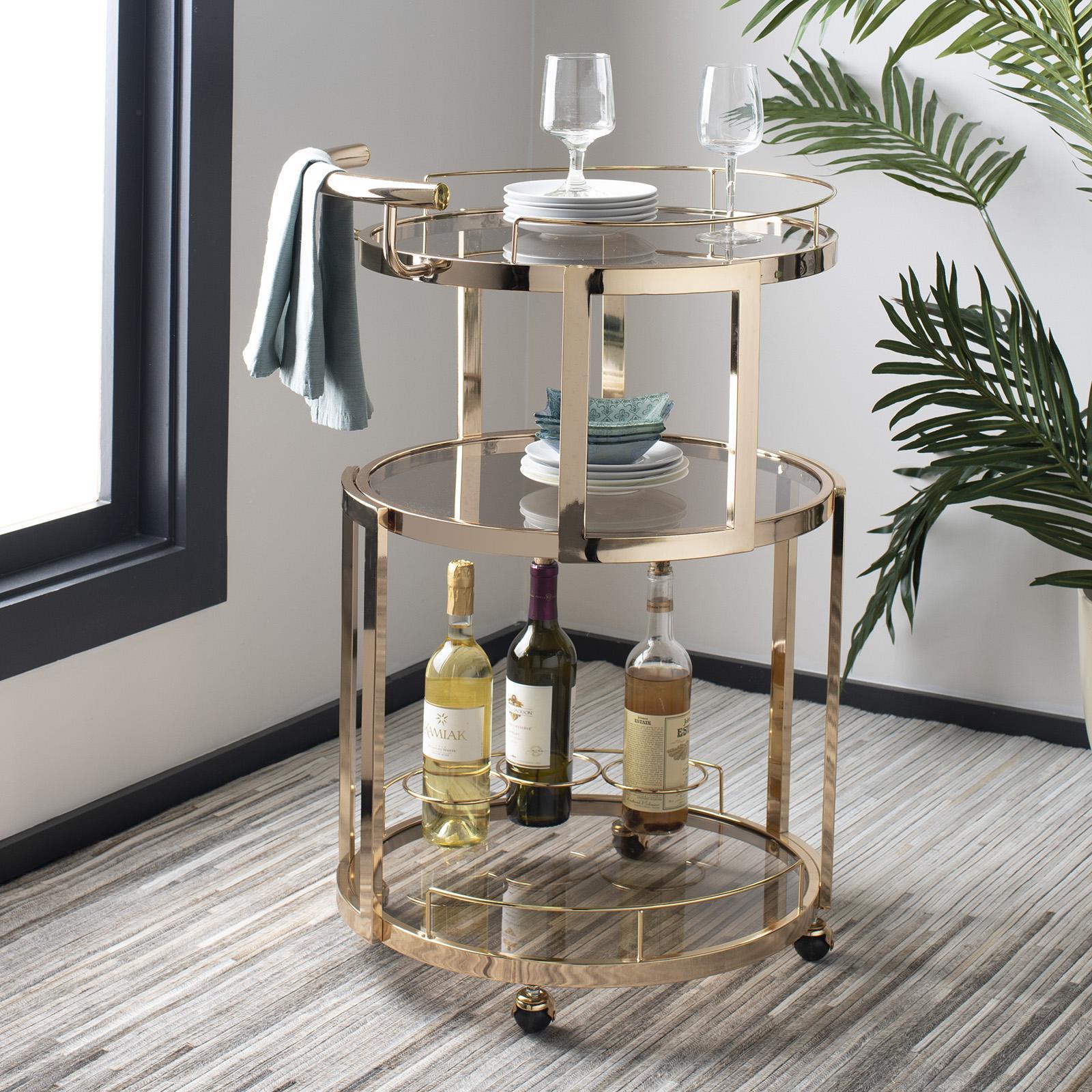 Rio 3-Tier Bar Cart And Wine Rack