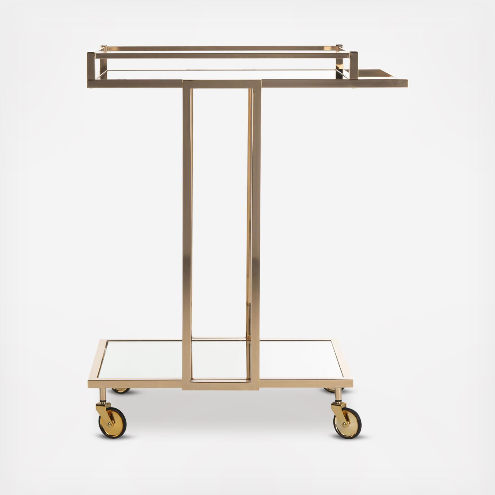 Capri 2-Tier Bar Cart
