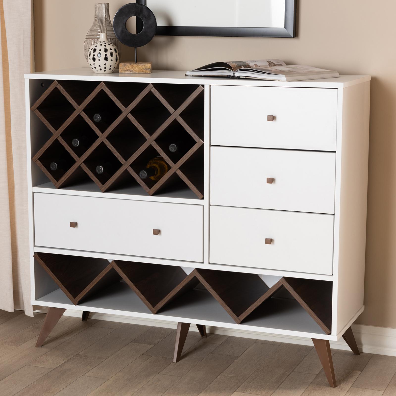 Savino Wood Wine Cabinet