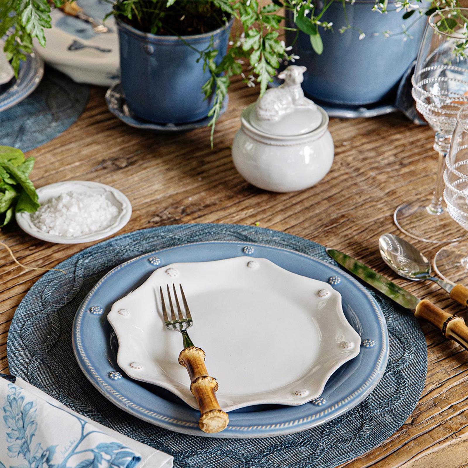 Berry & Thread Chambray 4-Piece Place Setting, Service for 1
