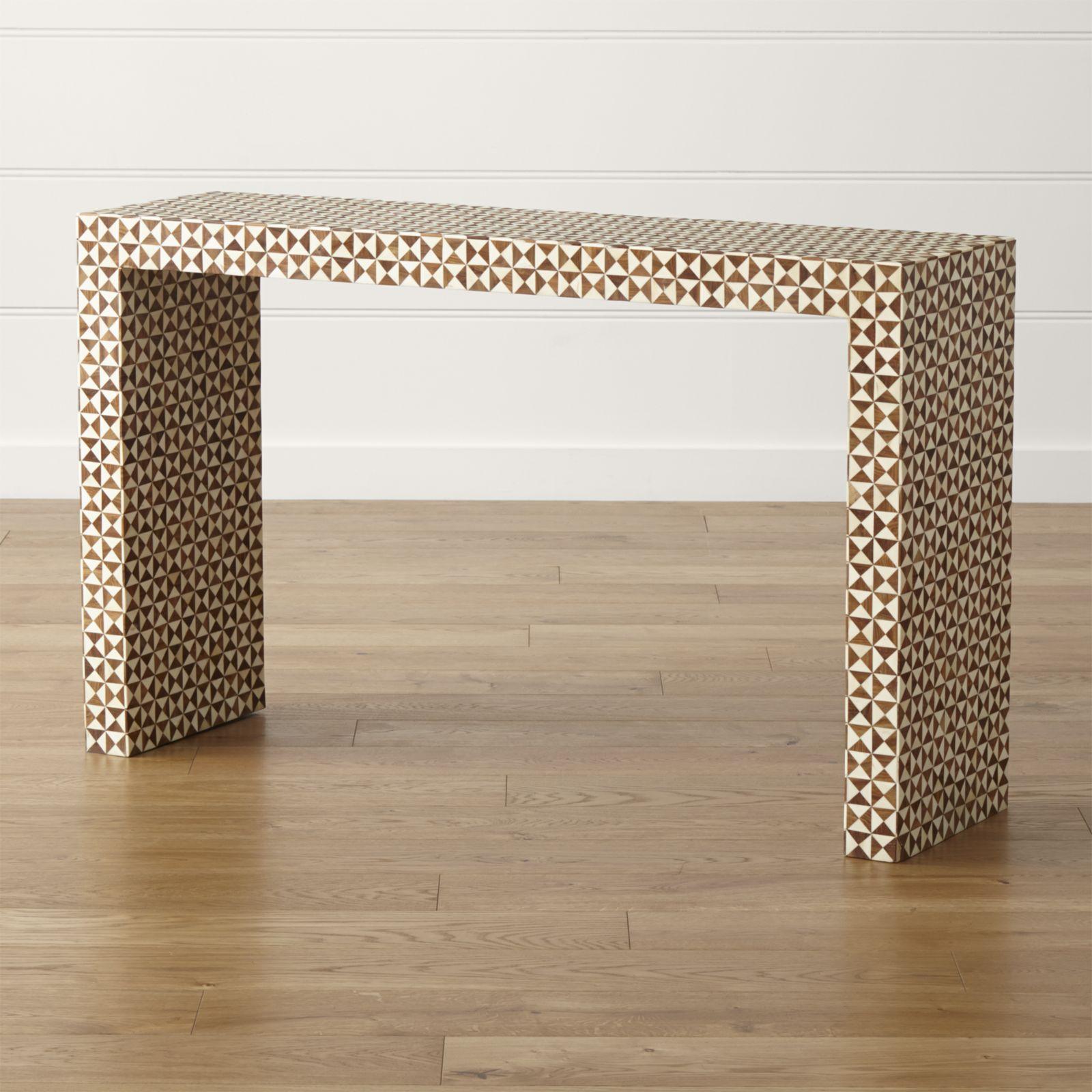 Intarsia Console Table