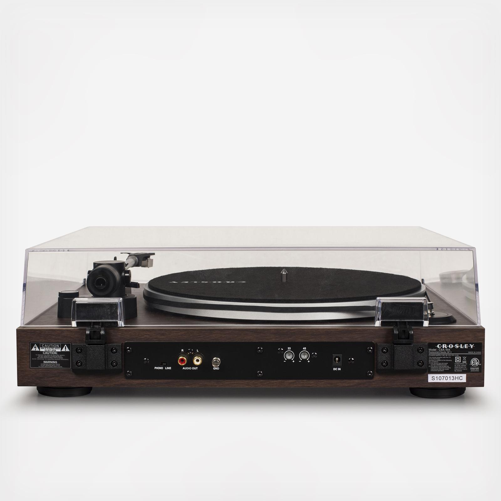 C8 2-Speed Belt-Driven Turntable