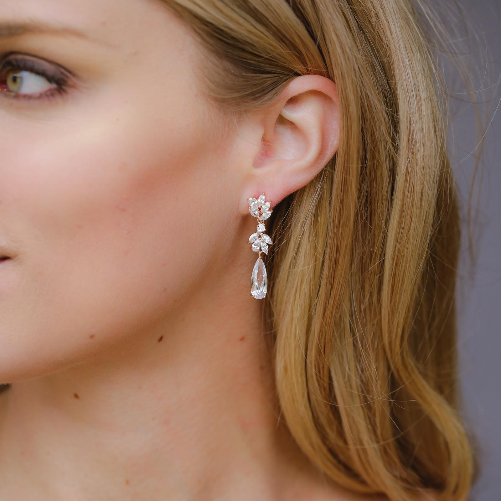 Crystal Vine Earrings