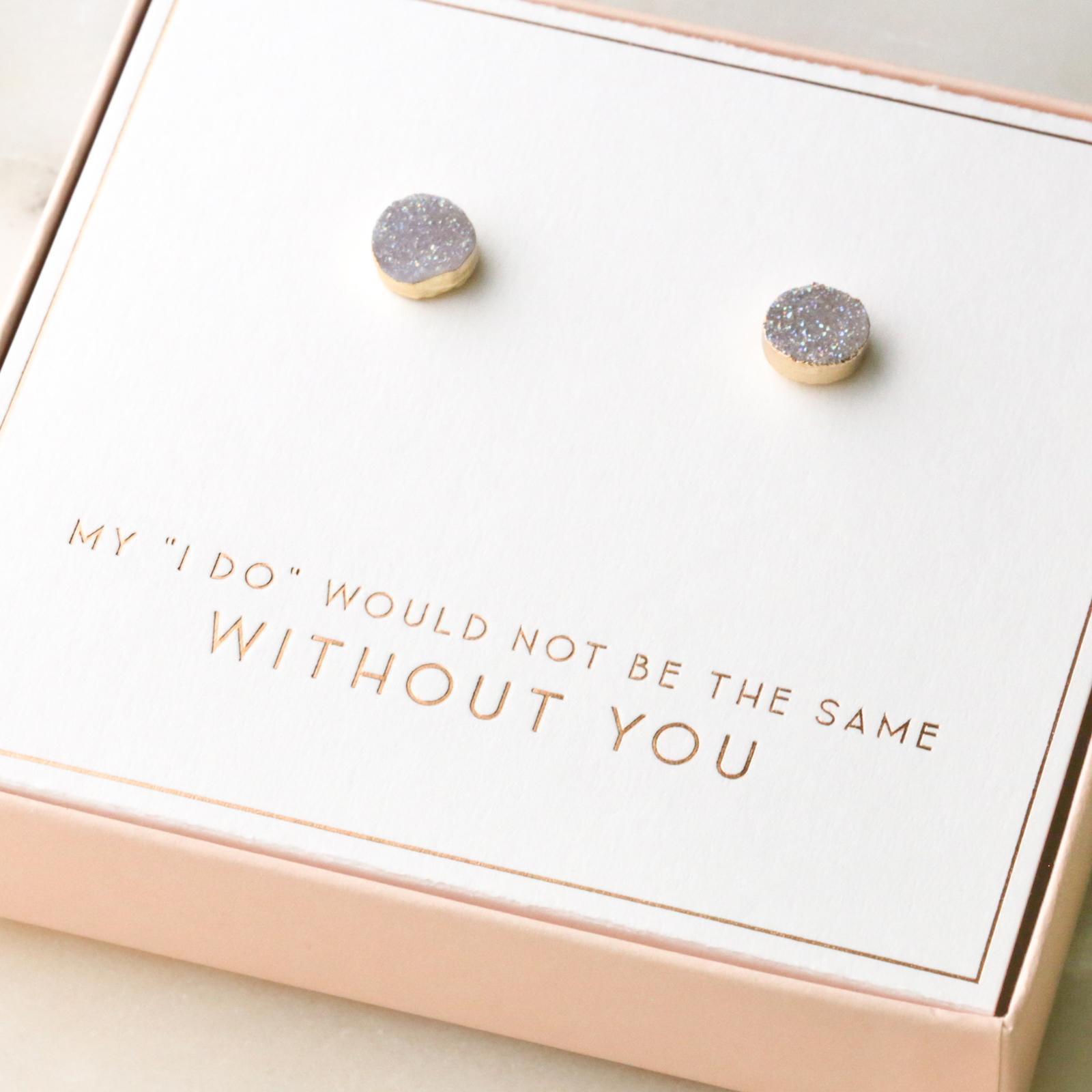 A Spot of Druzy Studs