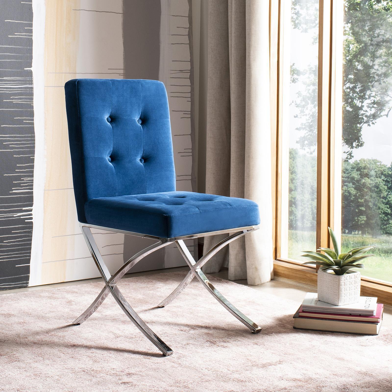 Walsh Velvet Tufted Side Chair