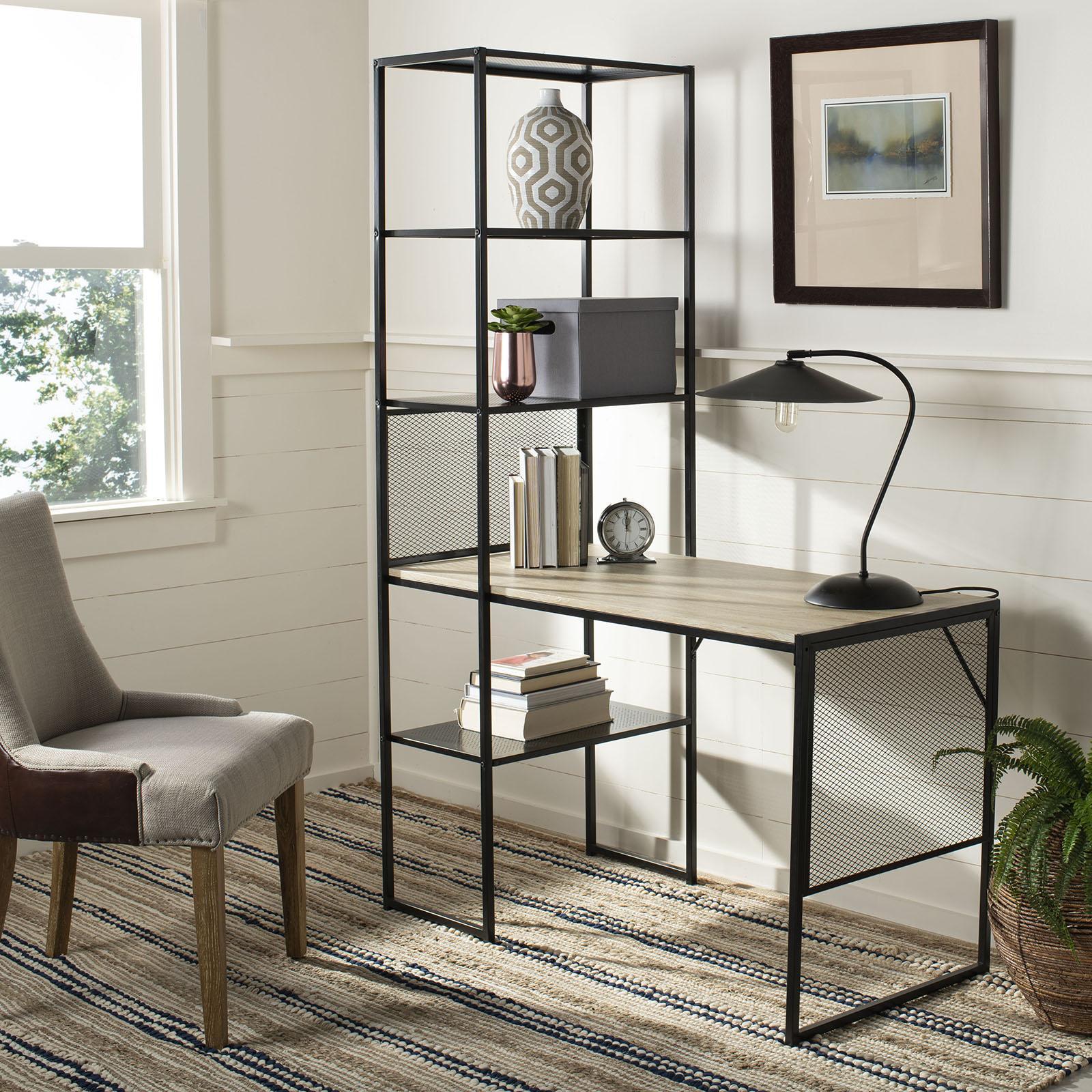 Aba Corner Writing Desk with Storage