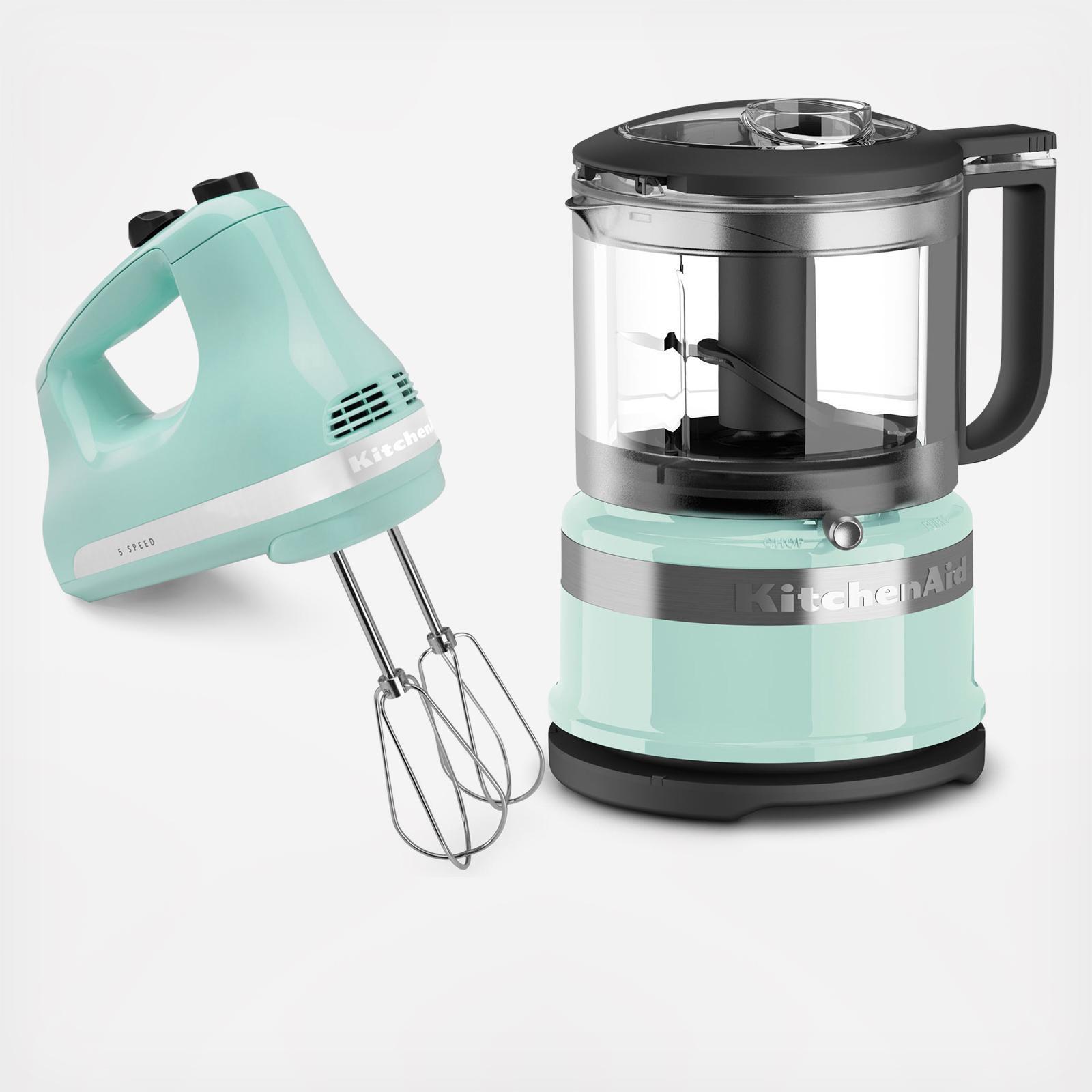 Hand Mixer & Mini Food Processor Set