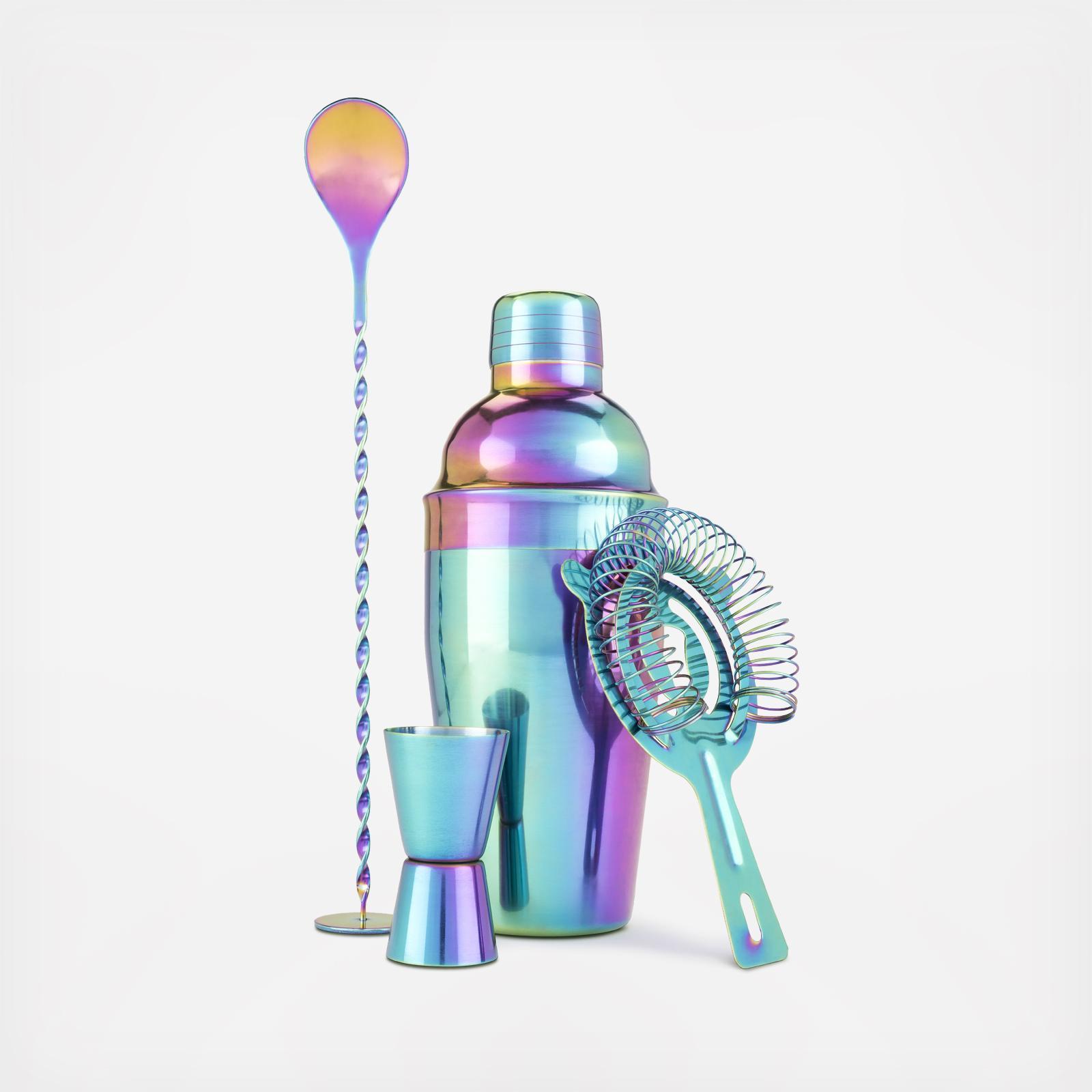 Mirage Rainbow 4-Piece Barware Set