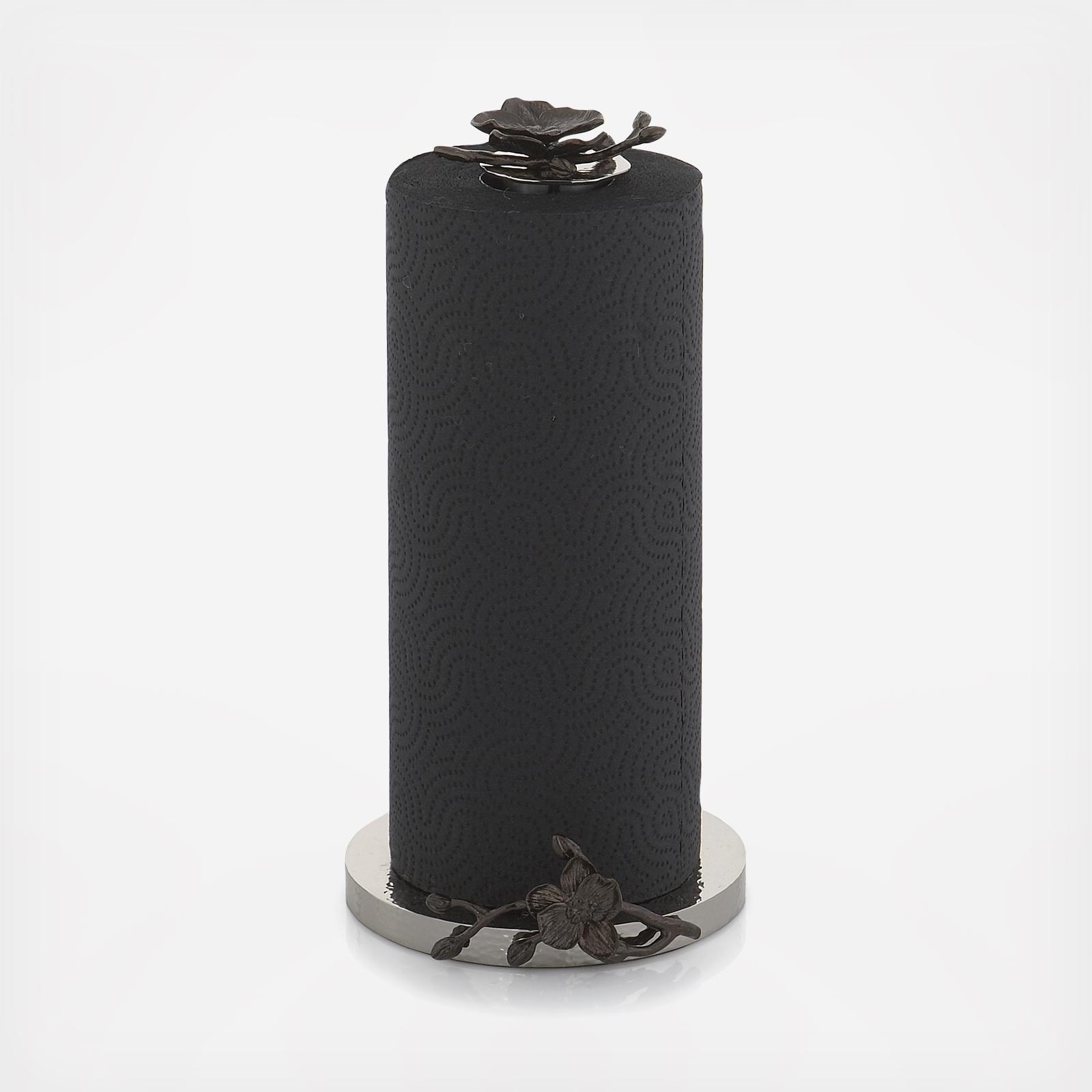 Black Orchid Paper Towel Holder