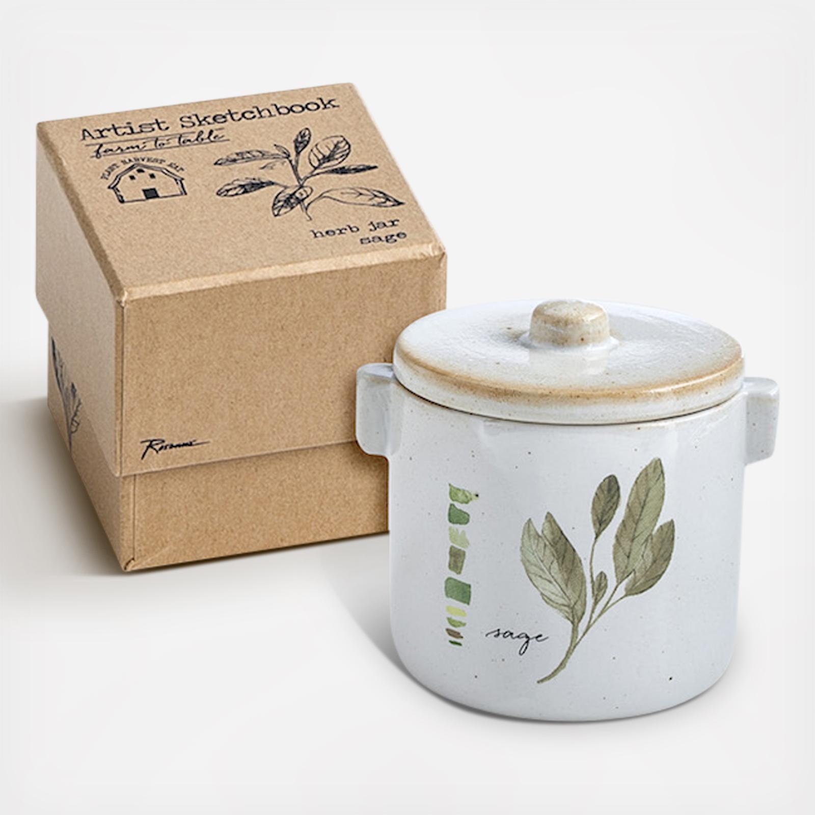 Farm To Table Sage Herb Jar