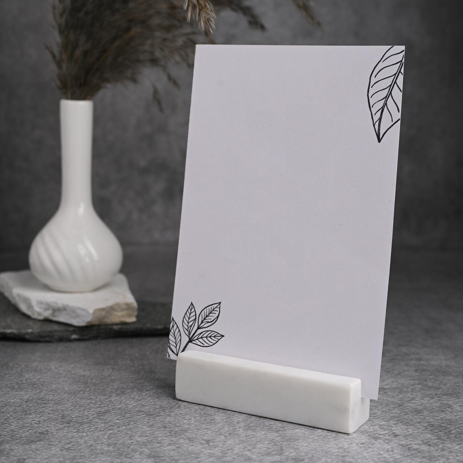 Marble Card Holder, Set of 4