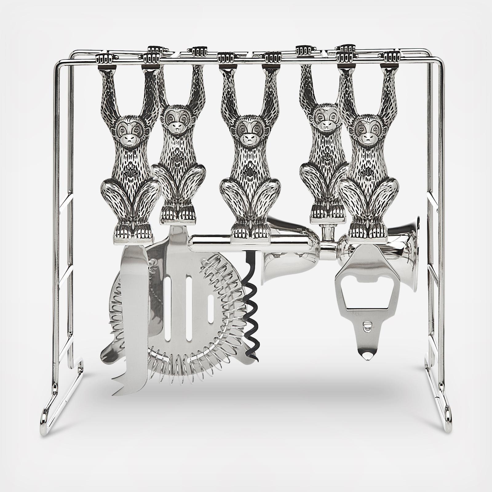 Monkey Bar 6-Piece Bar Tool Set