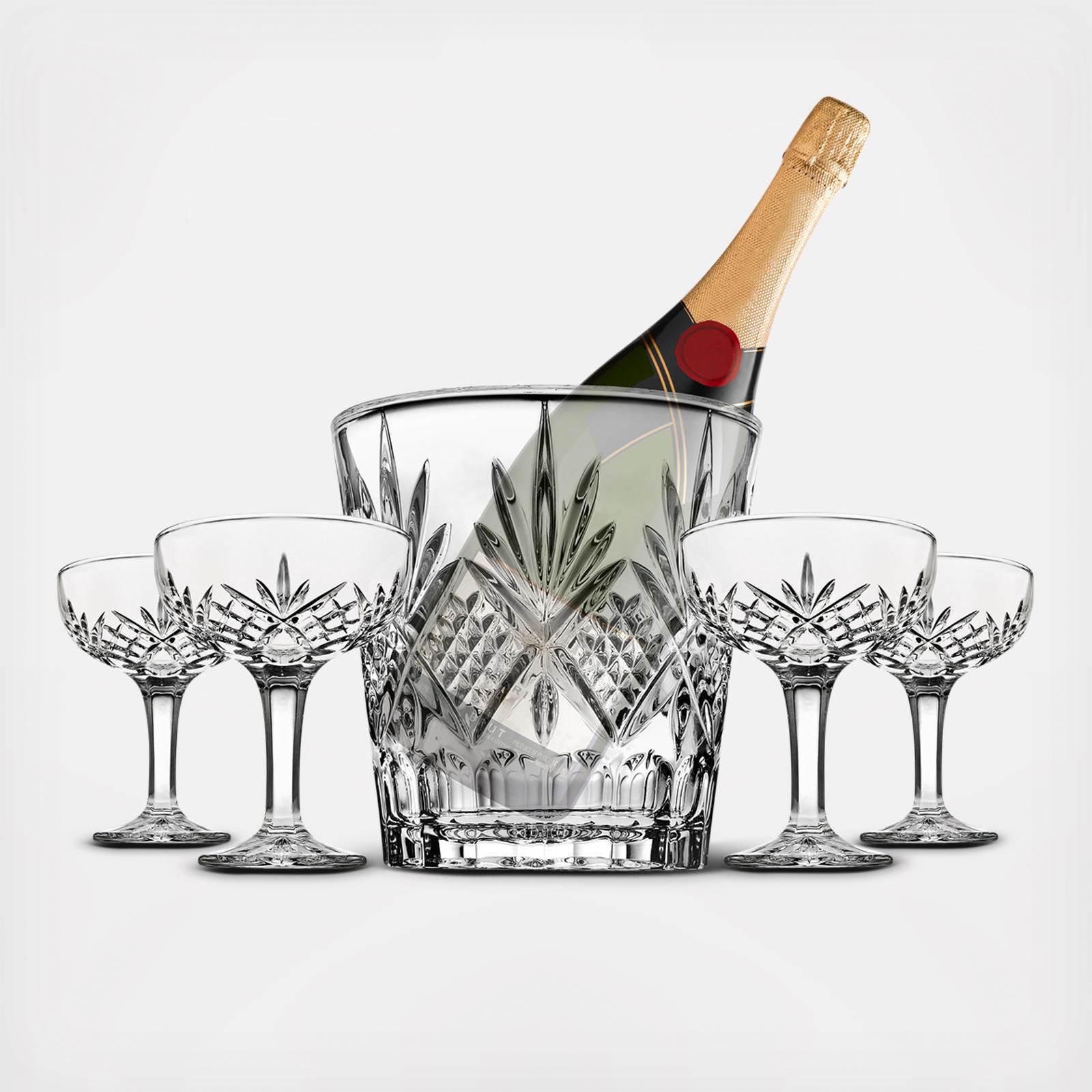Dublin Coupe Champage Bucket 6-Piece Set