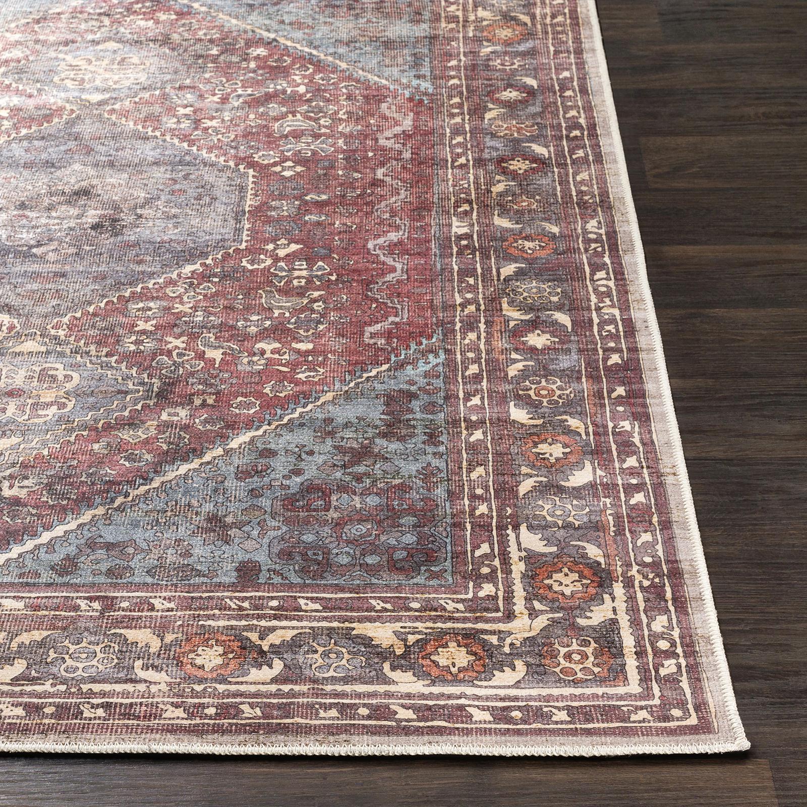 Amelie Diamond Washable Area Rug