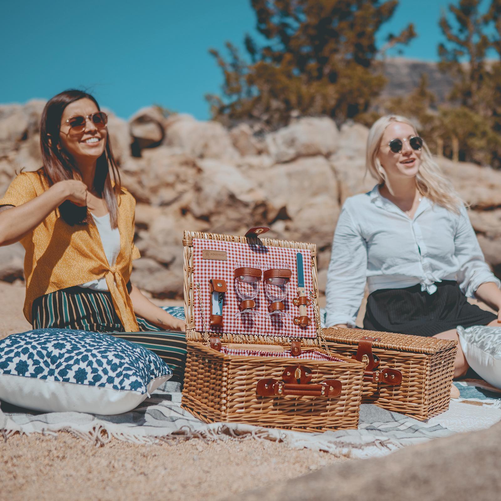 Classic Wine And Cheese Basket