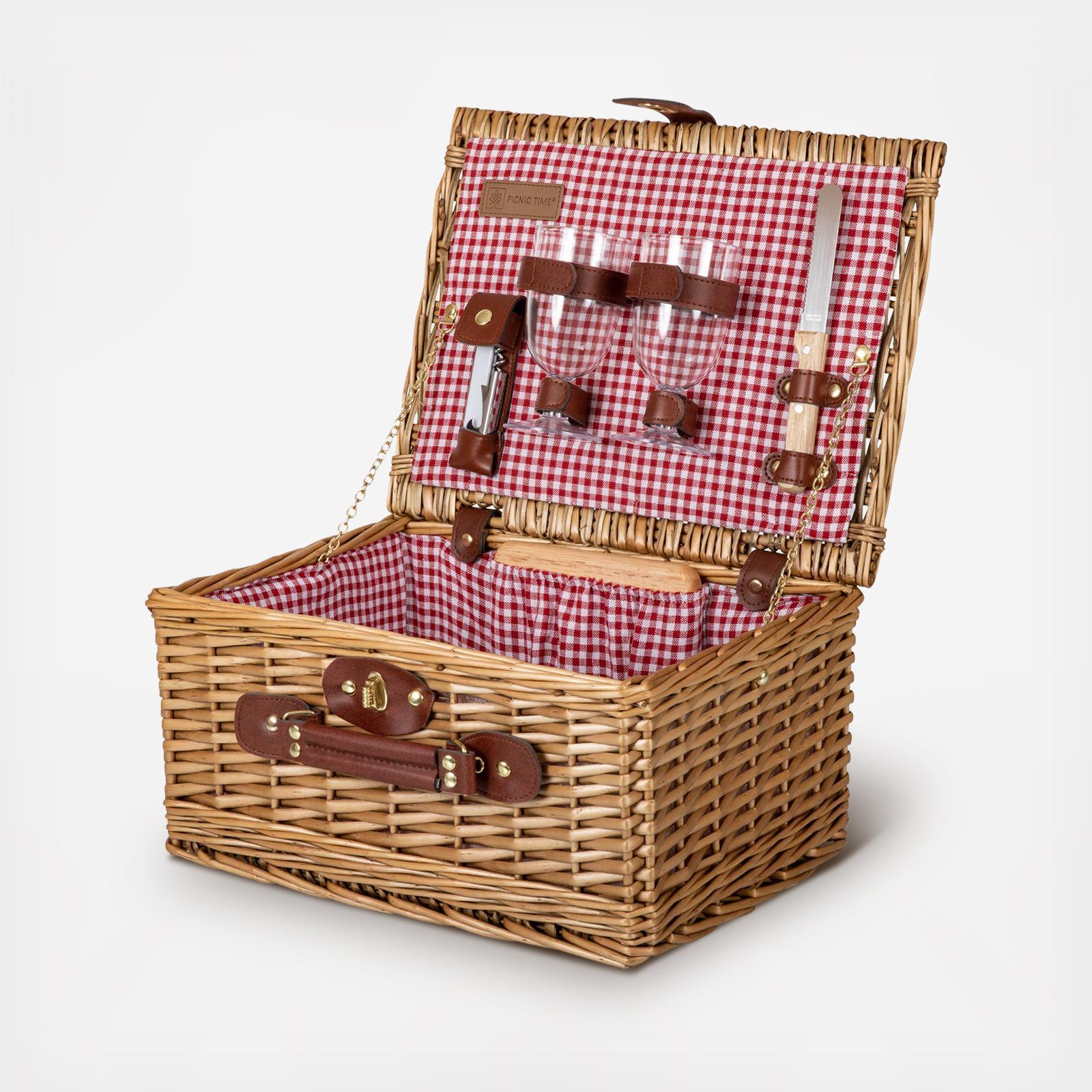 Classic Wine And Cheese Basket