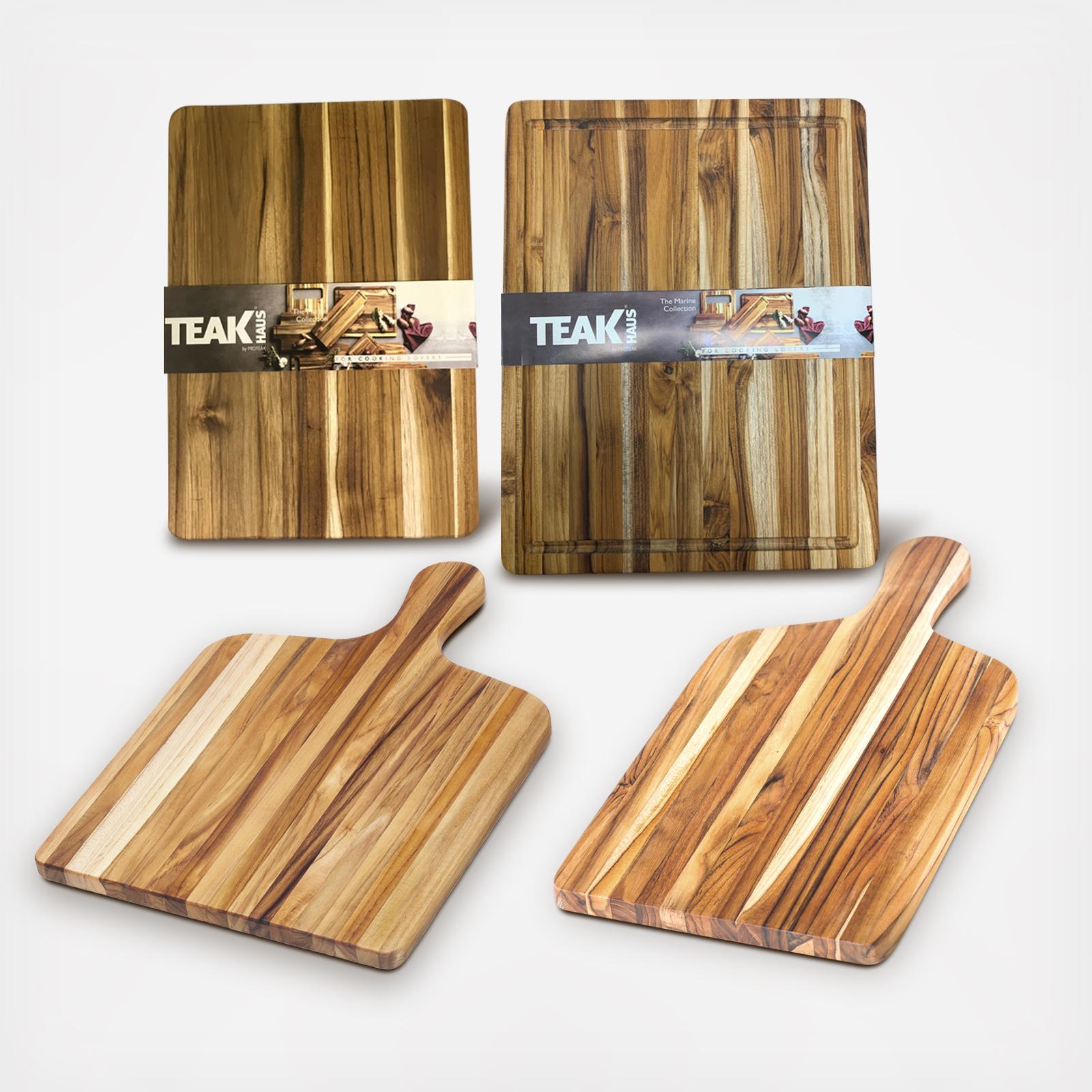 Edge Grain Marine 4-Piece Cutting Board Set