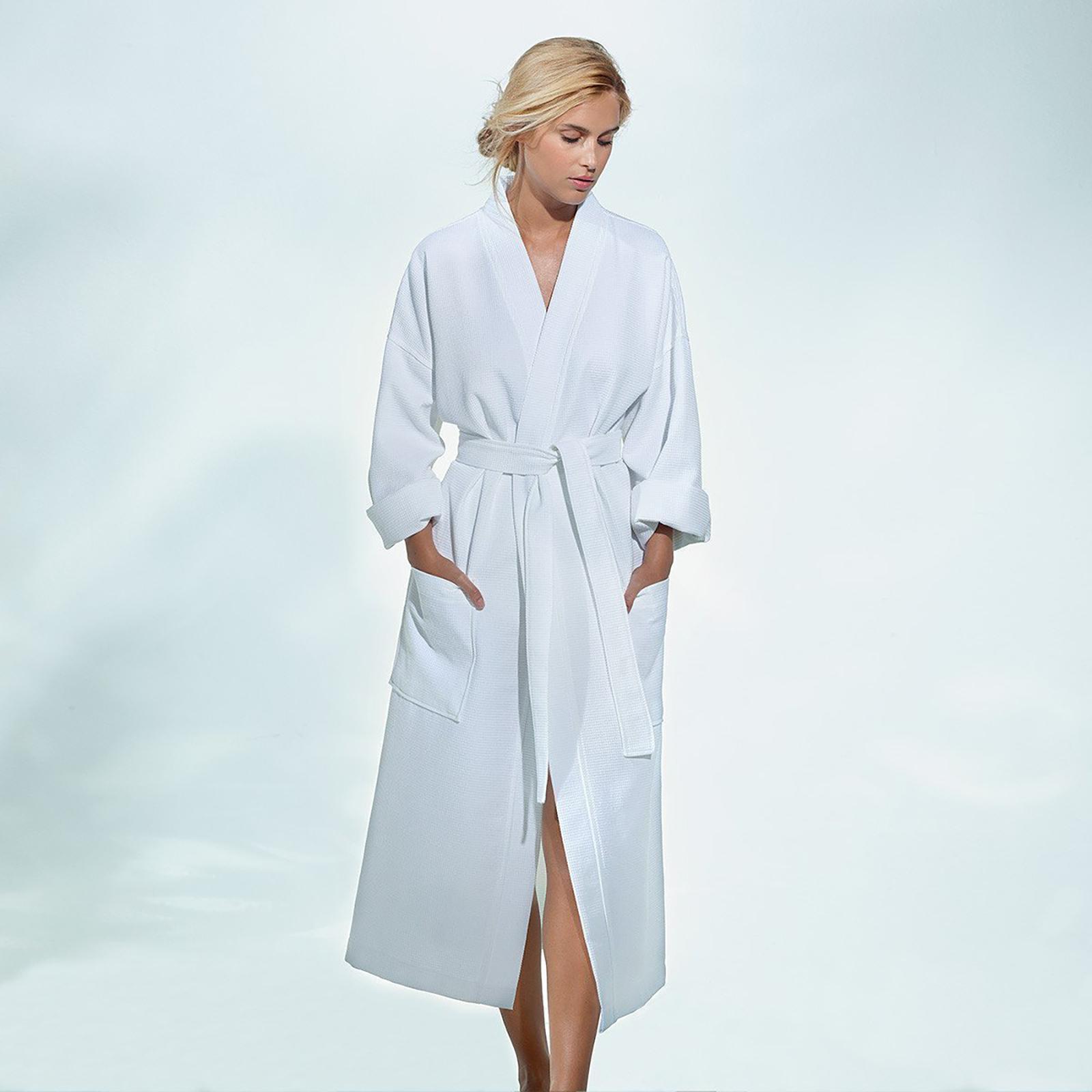 Astreena Kimono Waffle Bathrobe
