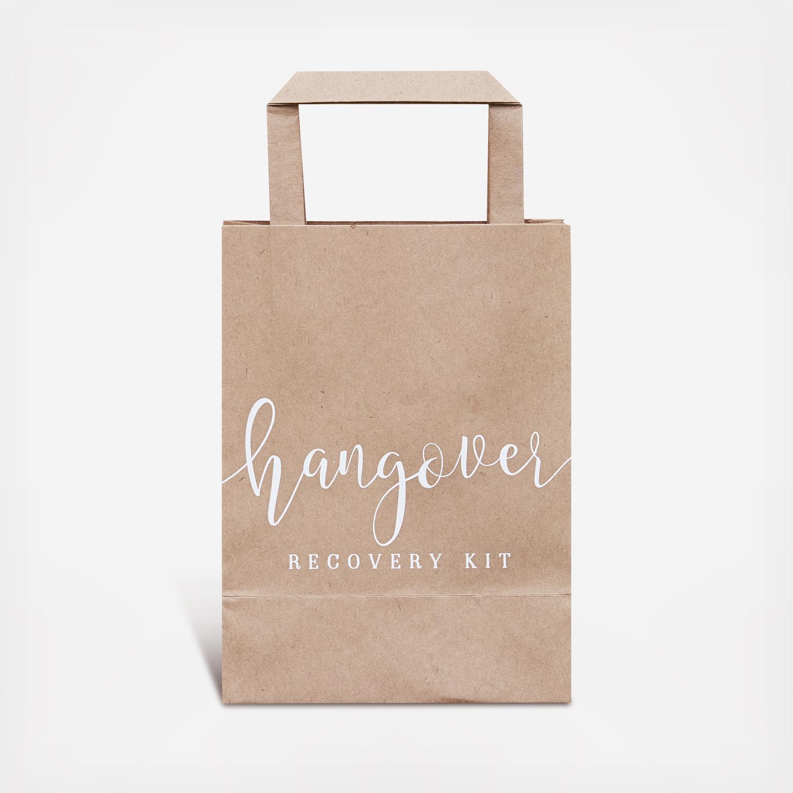 Rustic Country 5-Pack Hangover Cure Bags, Set of 4