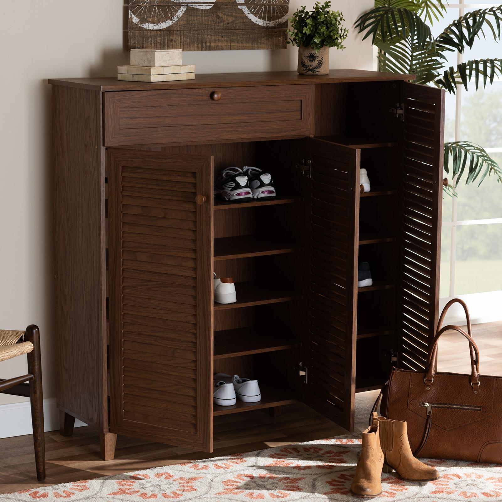Coolidge Shoe Storage Cabinet with Drawer