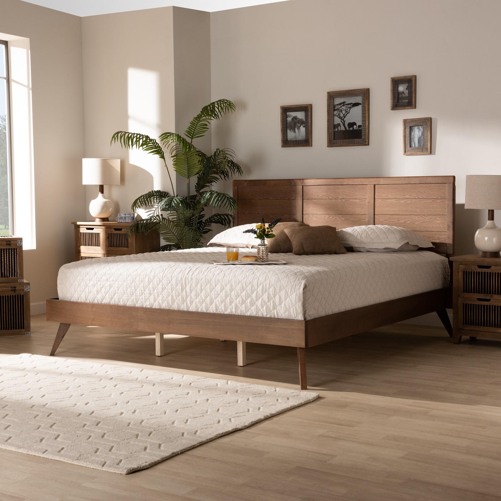 Artemis Mid-Century Modern Platform Bed