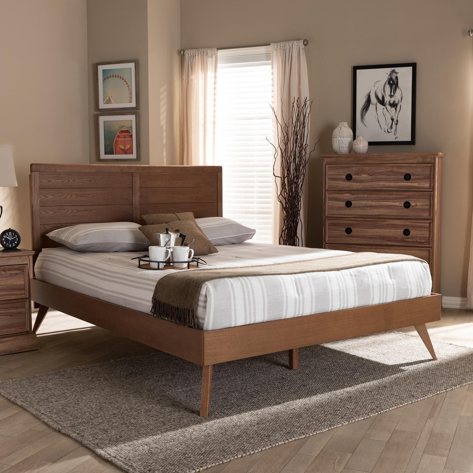 Artemis Mid-Century Modern Platform Bed