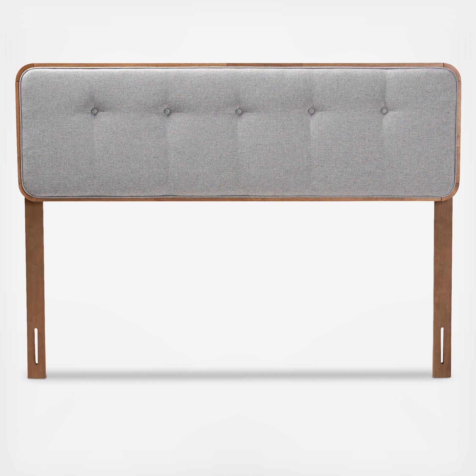 Palina Mid-Century Modern Upholstered Headboard