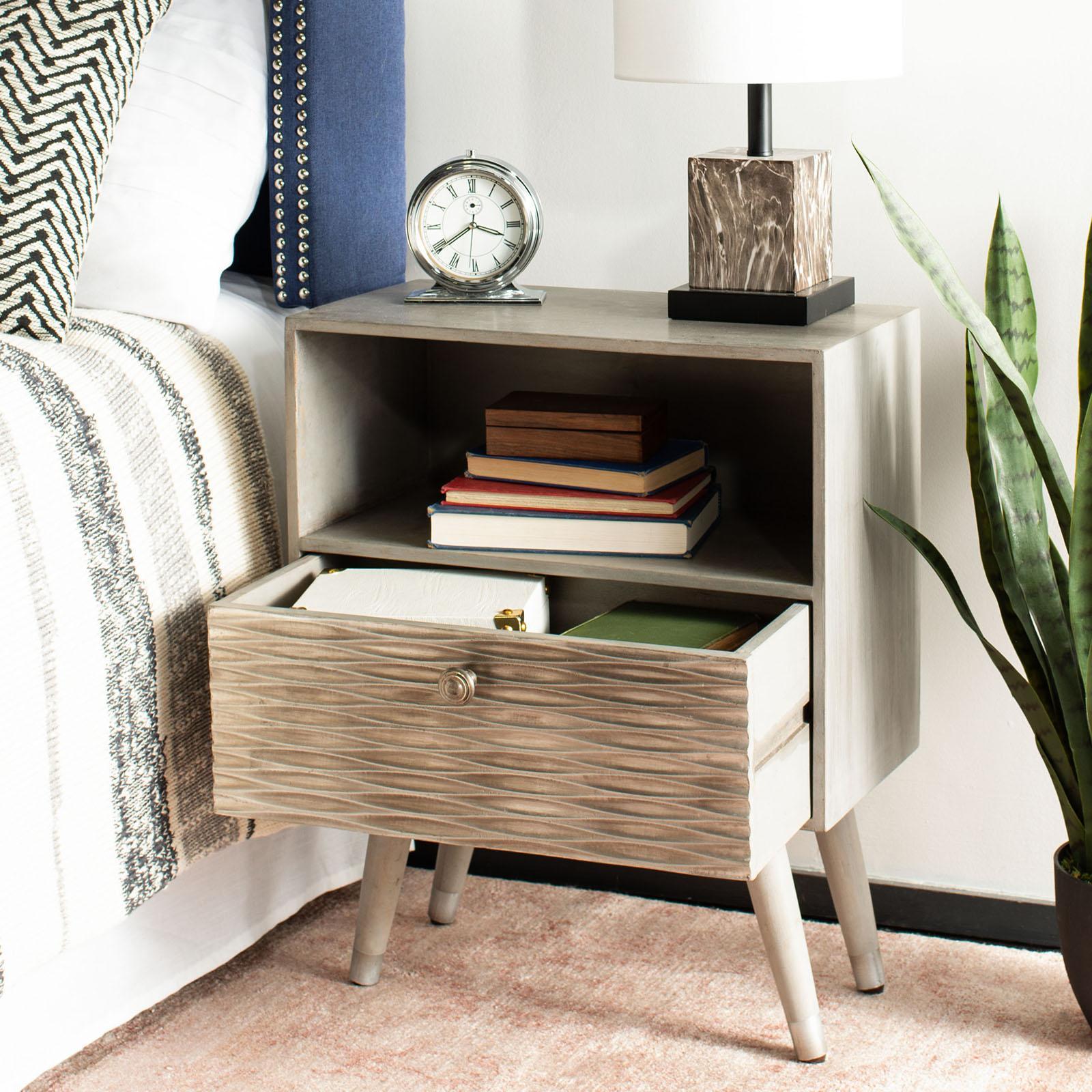 Brandy Textured Nightstand