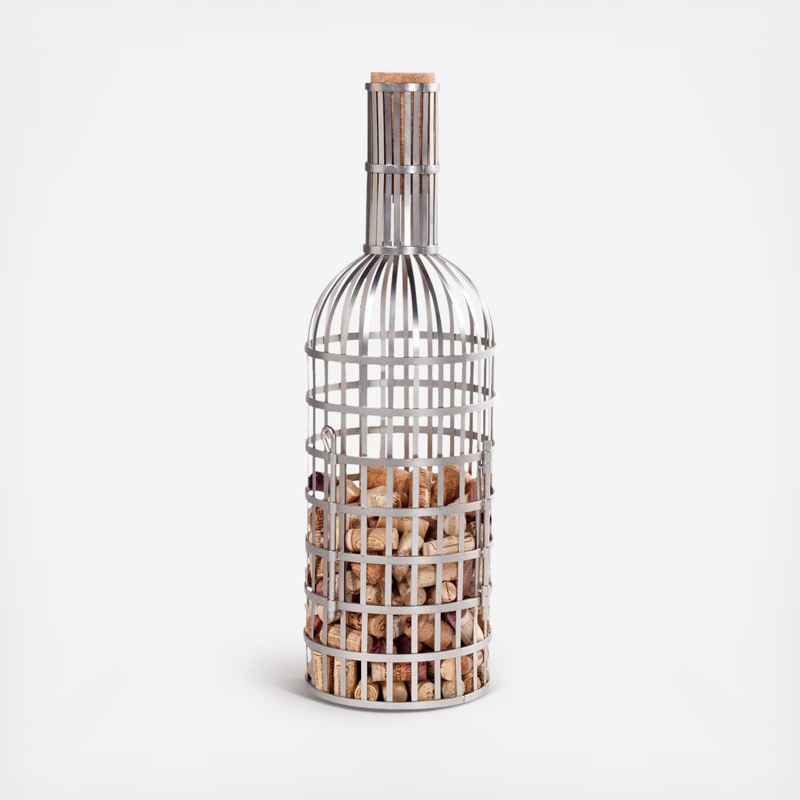 Metal Cork Collector with Stopper
