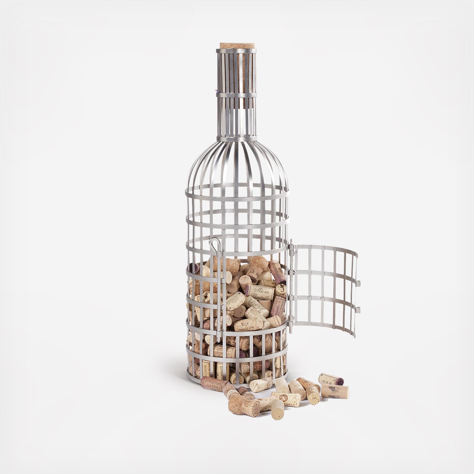 Metal Cork Collector with Stopper