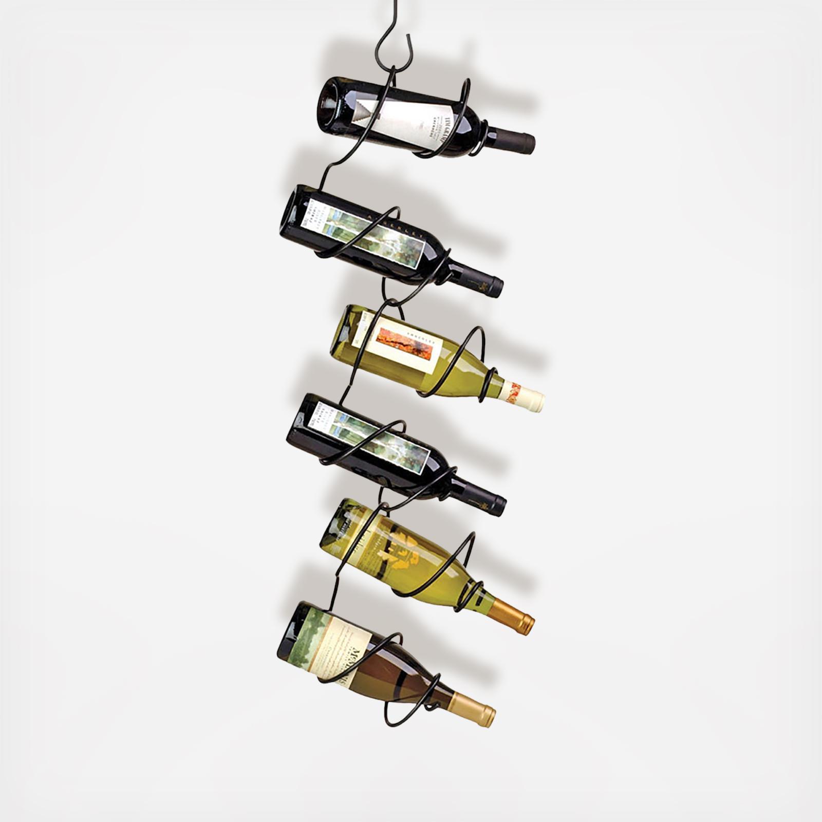 Climbing Tendril 6-Bottle Hanging Rack