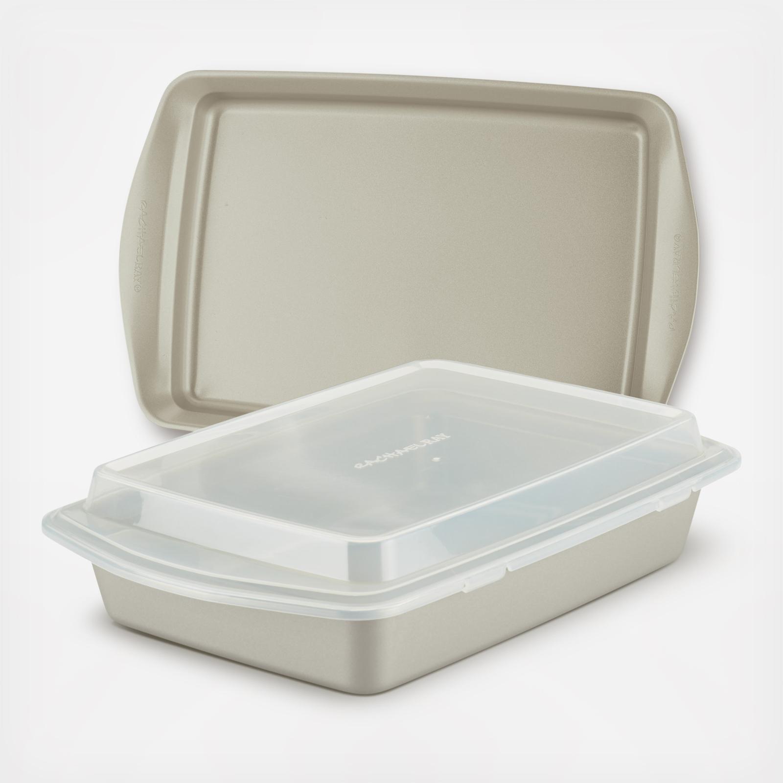 3-Piece Nonstick Pan Set with Swing Lid