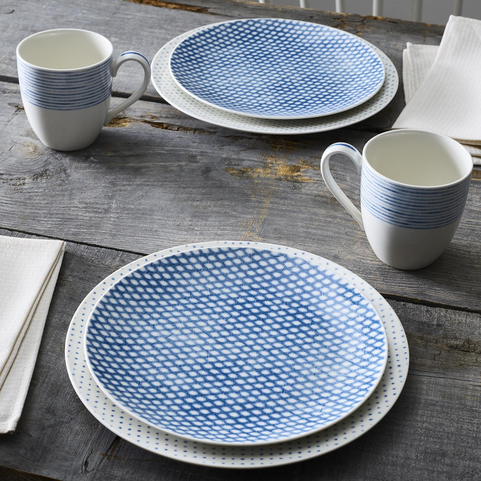 Hammock Coupe Dots Salad Plate