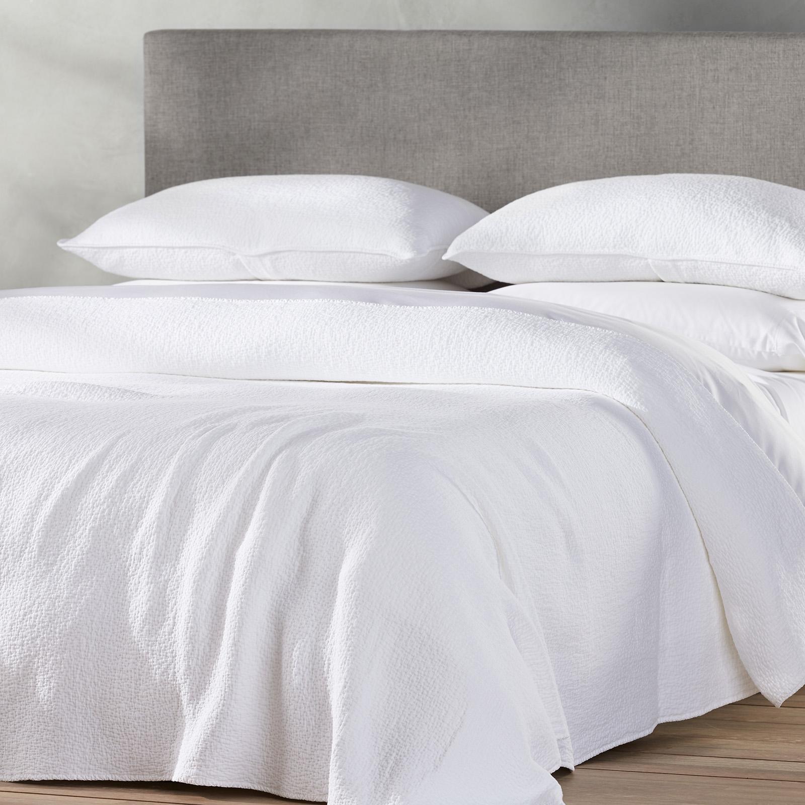 Cascade Organic Matelasse Blanket