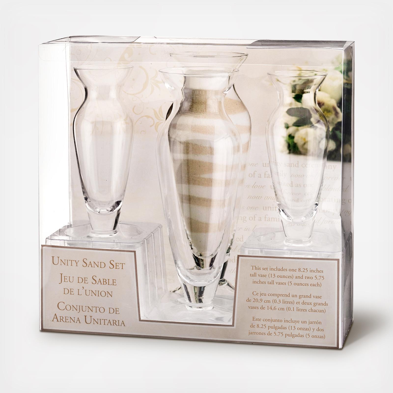 Glass Vase Set for Unity Sand