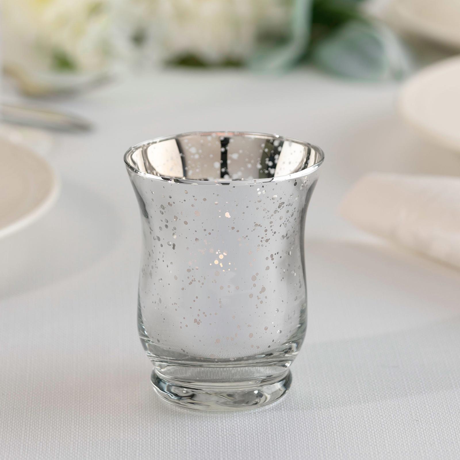 Tulip Shaped Votive Candle Holders, Set Of 4